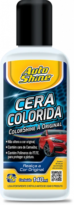 CERA COLORSHINE BRANCO - 12 X 140ML
